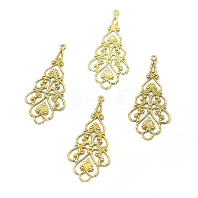 Brass Filigree Pendants LS-KK-K184-31C-RS-1