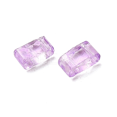 2-Hole Transparent Glass Seed Beads SEED-S023-30B-26-1