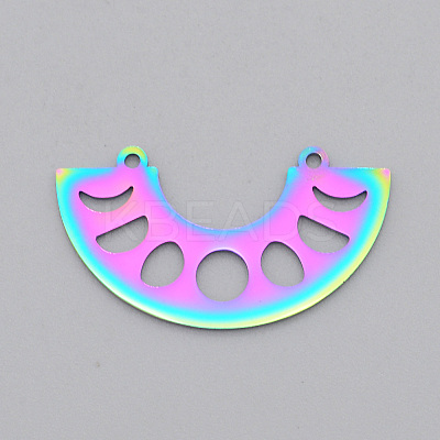 Ion Plating(IP) 201 Stainless Steel Pendant Links STAS-S105-LA526-1