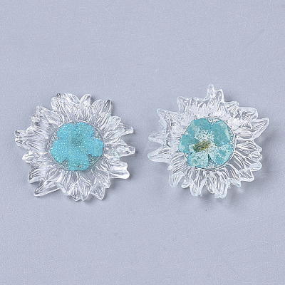 Transparent Clear Epoxy Resin Cabochons LS-CRES-N025-02D-1