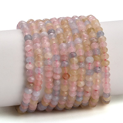 Dyed Natural White Jade Beads Strands GG-CBAF9EE-A11-3x4mm-1