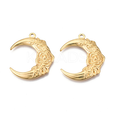 Ion Plating(IP) 201 Stainless Steel Pendants LS-STAS-N098-066LG-1