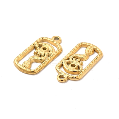 Ion Plating(IP) 304 Stainless Steel Pendants STAS-B032-01G-1