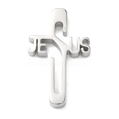 Easter 304 Stainless Steel Pendants STAS-G384-01A-P-1