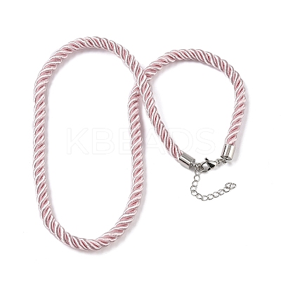 5MM Nylon Twisted Cord Necklace Making FIND-G096-01P-34-1
