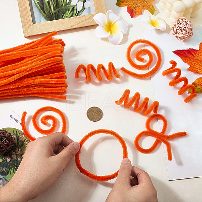 100Pcs DIY Plush Sticks FIND-SP0004-72G-1