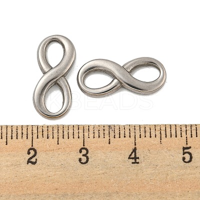 Non-Tarnish 304 Stainless Steel Connector Charms STAS-O004-02P-1