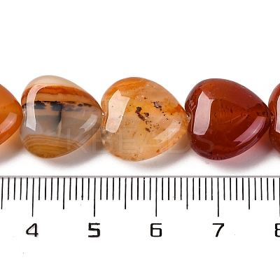 Natural Red Agate Beads Strands G-I372-A03-02-1