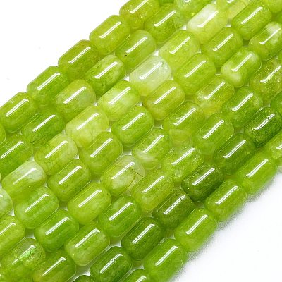 Natural Malaysia Jade Beads Strands G-B165-E01-8x12mm-1