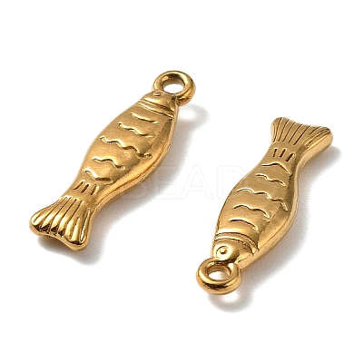 304 Stainless Steel Pendants STAS-D373-01G-1