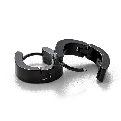 304 Stainless Steel Hoop Earrings EJEW-O087-08B-EB-1