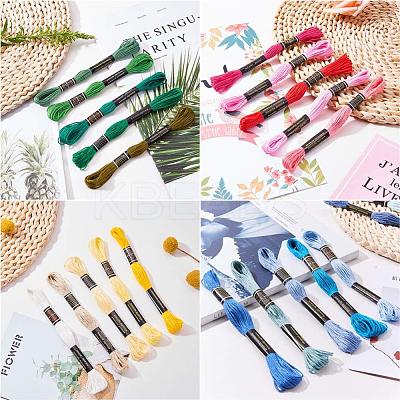 447 Colors Embroidery Cross Stitch Floss Polyester OCOR-WH0012-B01-B-1