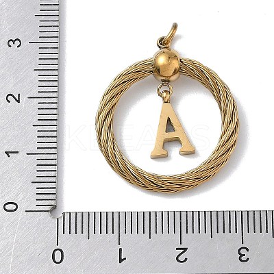 304 Stainless Steel Pendants STAS-D154-01A-G-1