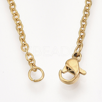 201 Stainless Steel Pendant Necklaces LS-NJEW-T009-JN104-2-40-1
