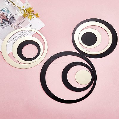 2 Sets 2 Colors Acrylic Self Adhesive Furniture Films AJEW-SZ0001-62-1