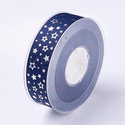 Polyester Grosgrain Ribbon SRIB-F004-25mm-03-1