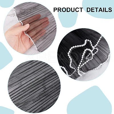 Polyester Flower Bouquet Wrapping Mesh Paper ORIB-WH0007-02B-01-1