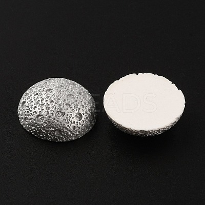 Space Theme Opaque Resin Cabochons RESI-WH0029-23H-04-1