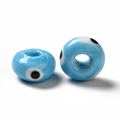 Handmade Evil Eye Lampwork Beads LAMP-A153-08-03-1