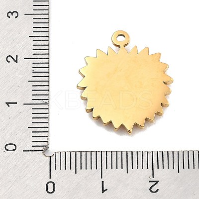 Ion Plating(IP) 304 Stainless Steel Pendants STAS-P379-18A-G-1