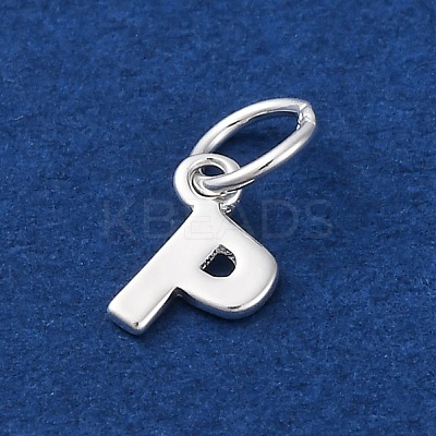 925 Sterling Silver Letter Charms LS-STER-C012-01S-P-1
