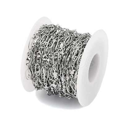 Non-Tarnish 304 Stainless Steel Link Chain CHS-H028-07C-P-1