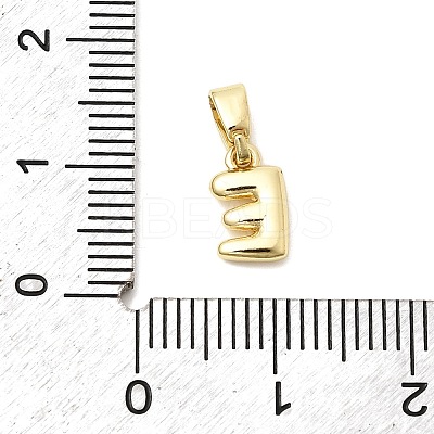 Brass Letter Charms KK-G554-22G-E-1