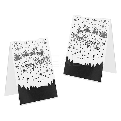 Christmas Plastic Embossing Folders DIY-WH0186-41-1