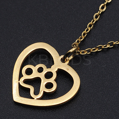 201 Stainless Steel Pendant Necklaces LS-NJEW-S105-JN581-40-2-1