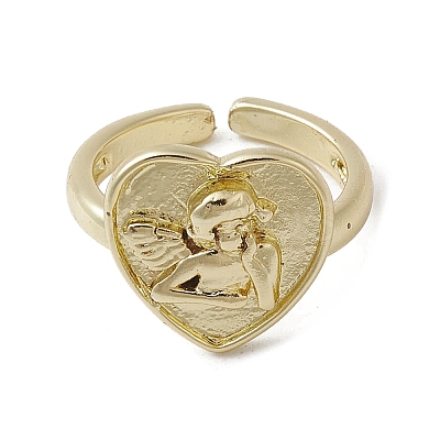 Brass Adjustable Open Rings RJEW-K257-87B-G-1