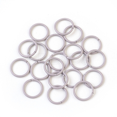 Spray Painted Iron Open Jump Rings IFIN-F149-B09-1
