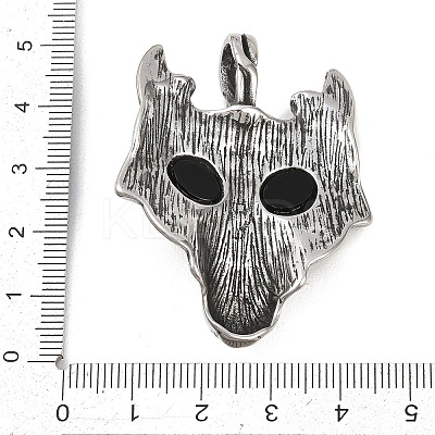 304 Stainless Steel Pendants STAS-M299-05AS-B-1