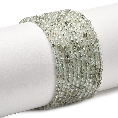 Natural Green Rutilated Quartz Beads Strands G-B145-A01-2mm-1