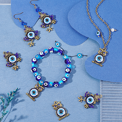 20Pcs 2 Style Alloy Pendants FIND-SC0002-69-1