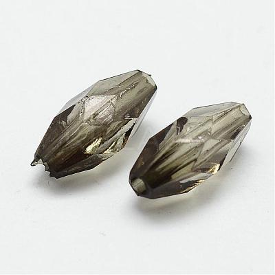 Transparent Acrylic Beads PLRC6x12mm45-1-1