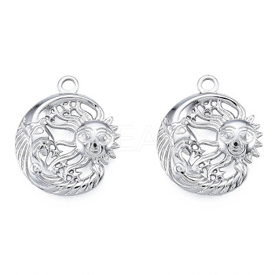 Non-Tarnish 201 Stainless Steel Pendants STAS-N098-231P-1