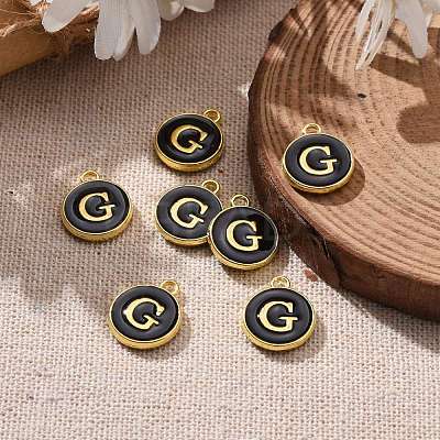Golden Plated Alloy Charms ENAM-S118-02G-1