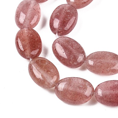 Natural Strawberry Quartz Beads Strands G-M206-50-1