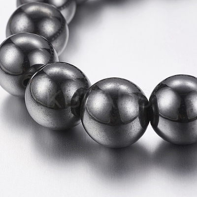 Good Valentines Day Gifts for Him Stretchy Magnetic Synthetic Hematite Bracelet LS-IMB001-1