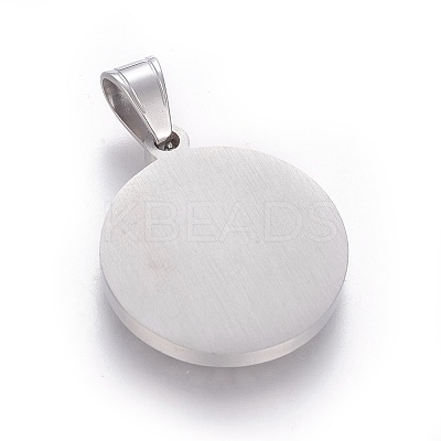 304 Stainless Steel Enamel Pendants STAS-E439-90U-P-1