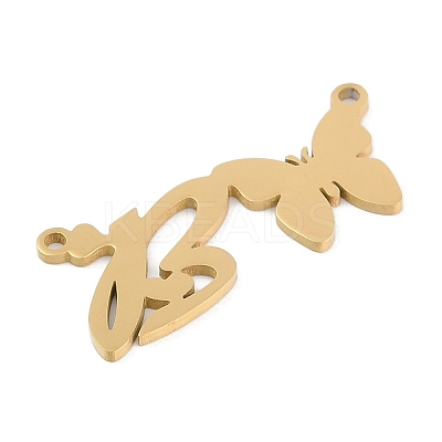 304 Stainless Steel Pendants STAS-L279-002G-B-1
