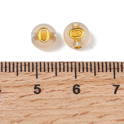 Luminous Transparent Acrylic Beads OACR-P037-01B-O-1