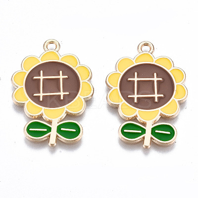 Eco-Friendly Alloy Enamel Pendants LS-X-ENAM-Q437-015-NR-1