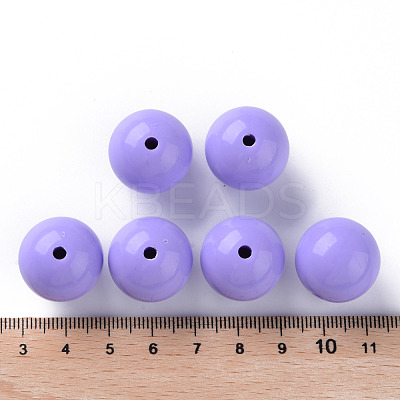 Opaque Acrylic Beads MACR-S370-C20mm-SS2114-1