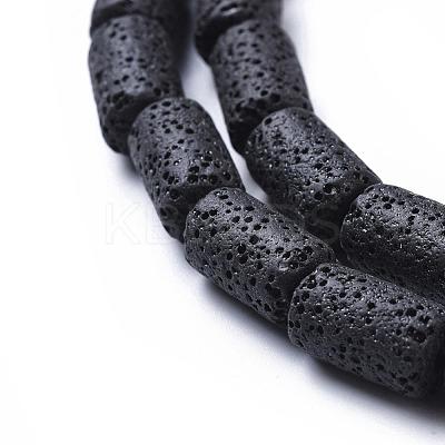 Natural Lava Rock Beads Strands G450-B11-1