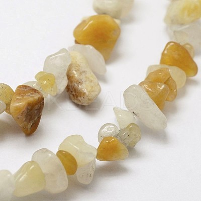 Natural Topaz Jade Beads Strands G-F328-16-1
