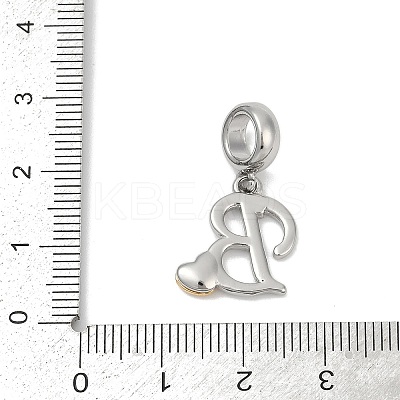 Brass European Dangle Charms LS-KK-Z097-01B-GP-1