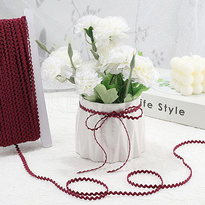 40M Polyester Wavy Fringe Trim Ribbon OCOR-GF0004-39G-1
