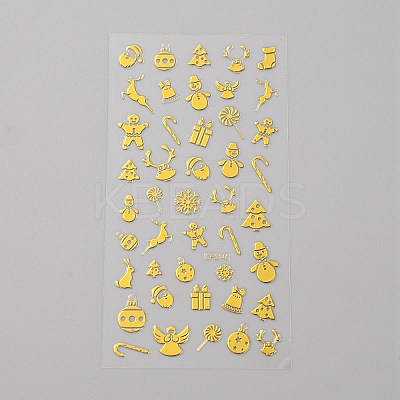 Christmas PET Self Adhesive Festive Stickers DIY-WH0349-80D-01-1