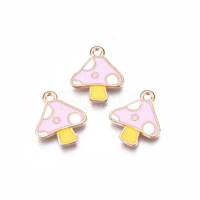 Autumn Theme Alloy Enamel Charms ENAM-S115-143C-1